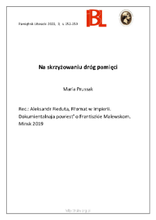 Na skrzyżowaniu dróg pamięci