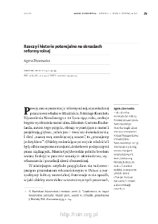 Rzeczy i historie potencjalne na obrzeżach reformy rolnej