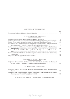 Pamiętnik Literacki, Z. 4 (2022), Contents of the Fascicle