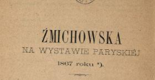 Żmichowska na wystawie paryskiej 1867 roku