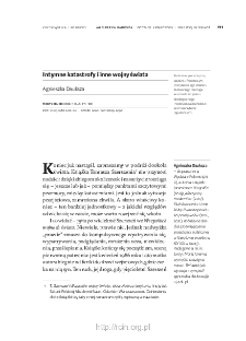 Intymne katastrofy i inne wojny świata