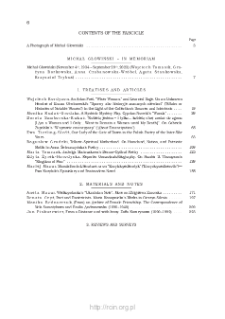 Pamiętnik Literacki, Z. 4 (2023), Contents of the fascicle