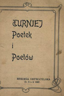 Turniej poetek i poetów.