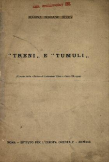 Treni e tumuli
