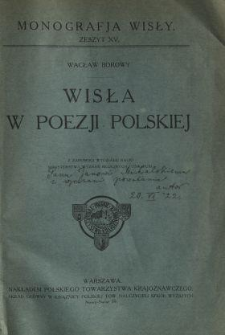 Wisła w poezji polskiej