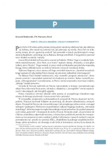 Paryż. Stolica znaków i polscy romantycy