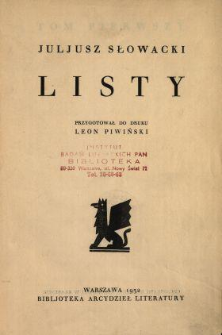 Listy. [T. 1]