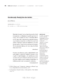 Kondensacje. Poezja jako stan świata