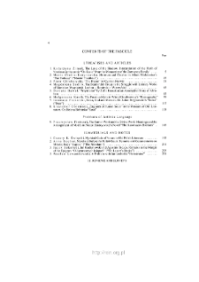 Pamiętnik Literacki, Z. 4 (2003), Contents of the fascicle