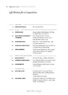 Teksty Drugie Nr 2 (2024), Table of contents