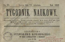 Stanowisko Stanisława Konarskiego w obec literatury i narodu