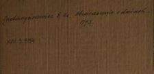 Obwieszczenie o dniach wyznaczonych obchodzeniu Swiąt Znalezienia S. Krzyża i S. Stanisława B. M. : [Datum] Dan w Łowiczu dnia 12. Marca Roku Pańskiego 1793.
