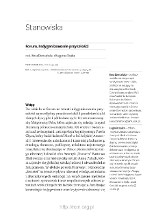 Forum. Indygenizowanie przyszłości