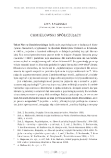 Chmielowski spółczujący