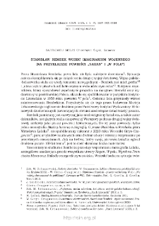 Stanisław Rembek wobec imaginarium wojennego (na przykładzie powieści „Nagan” i „W polu”).