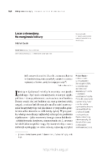 Lacan znieswojony. Na marginesie lektury.