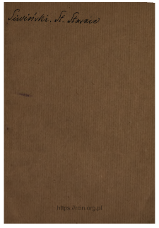 Stanisław Staszic : źródła jego poglądów, uczuć, cnót : studyum