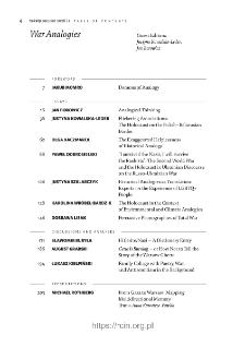 Teksty Drugie Nr 1 (2026), Table of contents.