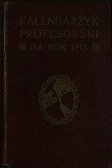 Kalendarzyk Profesorski na Rok 1913