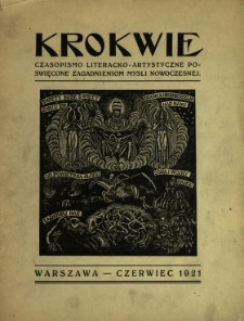 Krokwie : czasopismo literacko-artystyczne poświęcone zagadnieniom myśli nowoczesnej 1921 N.2
