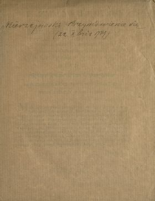 Przymowienie Się Jaśnie Wielmożnego Jmci Pana Mierzeiewskiego Straznika Polnego Koronnego Posła Wodztwa Podolskiego [...] Na Sessyi Seymowey 22. Xbris Roku 1789. Miane