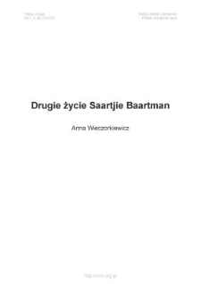 Drugie życie Saartjie Baartman