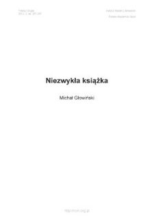 Niezwykła książka