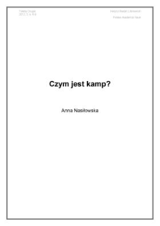 Czym jest kamp?