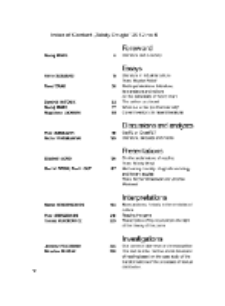 Teksty Drugie Nr 6 (2012), Index of content