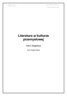 Literatura w kulturze przemysłowej