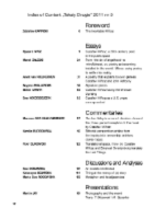 Index of content
