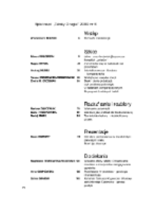 Teksty Drugie Nr 6 (2009), Spis treści