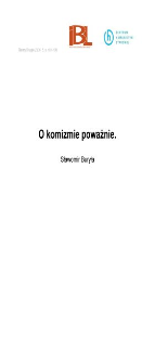 O komizmie poważnie