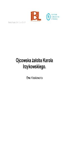 Ojcowska żałoba Karola Irzykowskiego