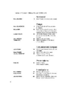 Teksty Drugie Nr 6 (2008), Index of Content