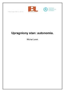 Upragniony stan: autonomia