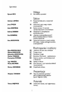 Teksty Drugie Nr 1-2 (2004), Spis treści