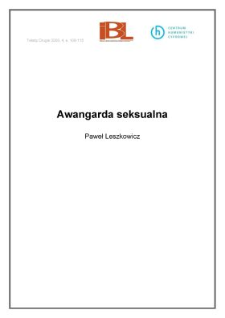 Awangarda seksualna