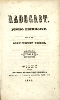 Radegast : pismo zbiorowe