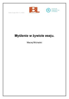 Myślenie w żywiole eseju