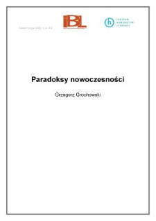 Paradoksy nowoczesności (wstęp)
