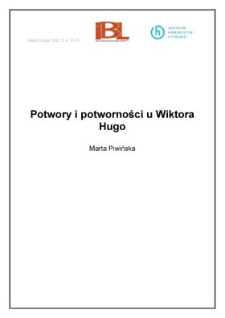 Potwory i potworności u Wiktora Hugo