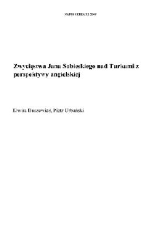 Zwycięstwa Jana Sobieskiego nad Turkami z perspektywy angielskiej