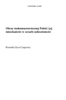 Obraz siedemnastowiecznej Polski i jej mieszkańców w oczach cudzoziemców