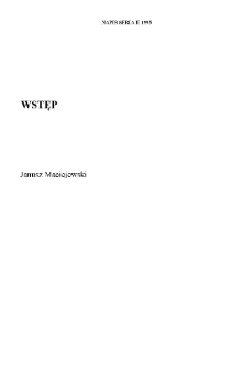 Wstęp
