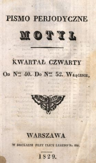Motyl N.40-44, 46-52