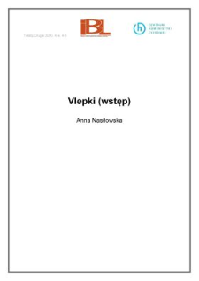 Vlepki (wstęp)