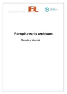 Porządkowanie archiwum