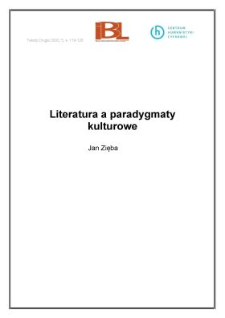 Literatura a paradygmaty kulturowe