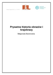 Prywatna historia obrazów i krajobrazy